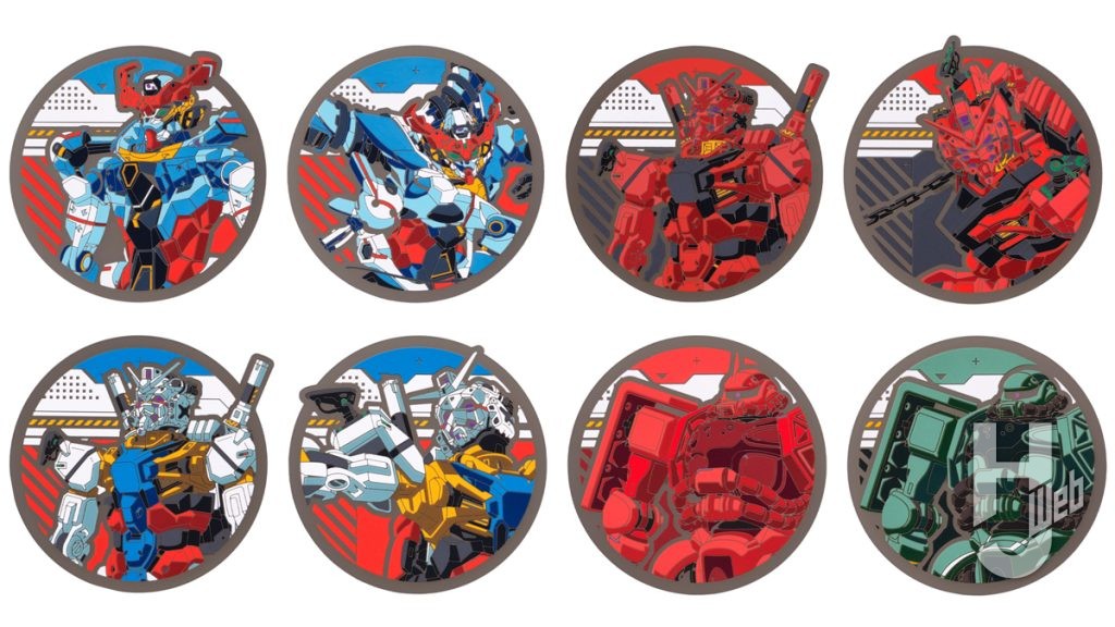 機動戦士ガンダムジークアクスのクリアラバーコースターの画像