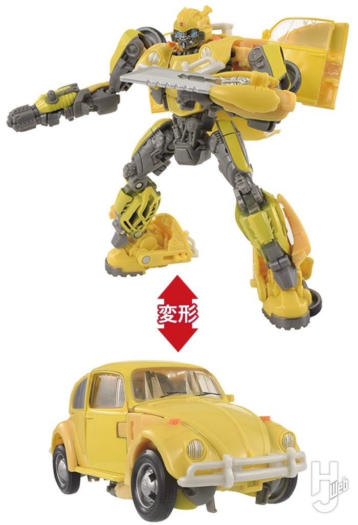 バンブルビーの変形フィギュアの画像