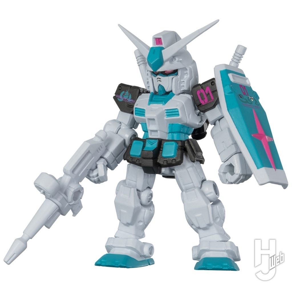 初音ミクコラボのガンダムのカプセルトイの画像
