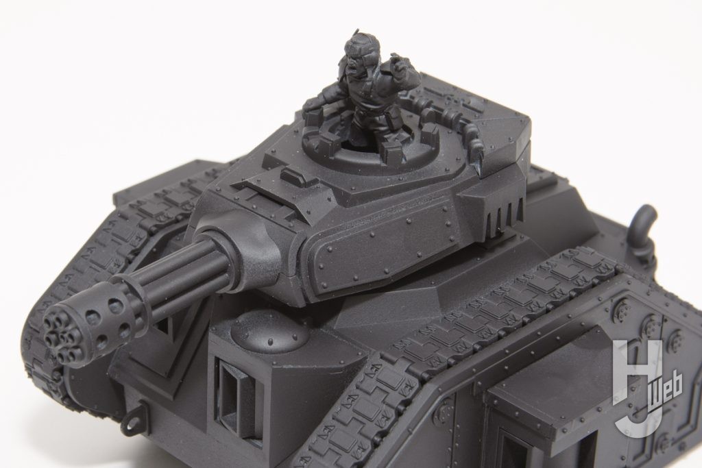 戦車のミニチュアのアップ画像