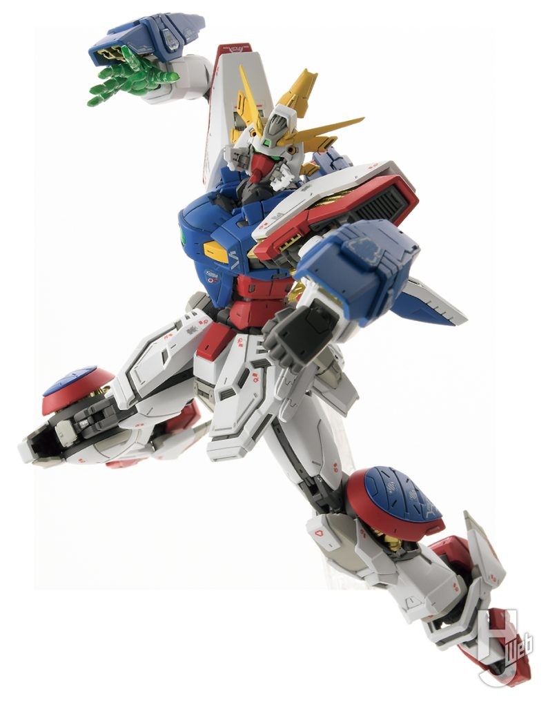 JUNIII製作「シャイニングガンダム」シャイニングフィンガーポージング例