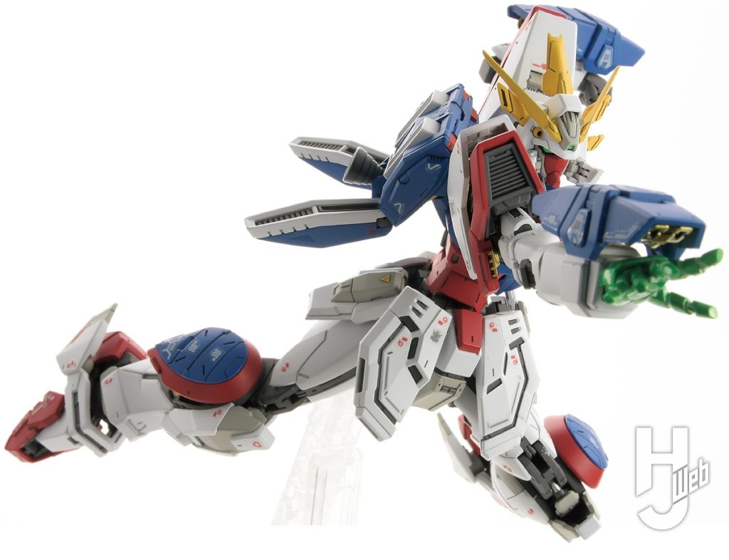 JUNIII製作「シャイニングガンダム」シャイニングフィンガーポージング例2