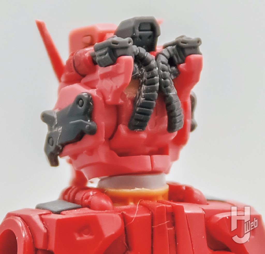 SSC製作「赤いガンダム」後頭部製作途中