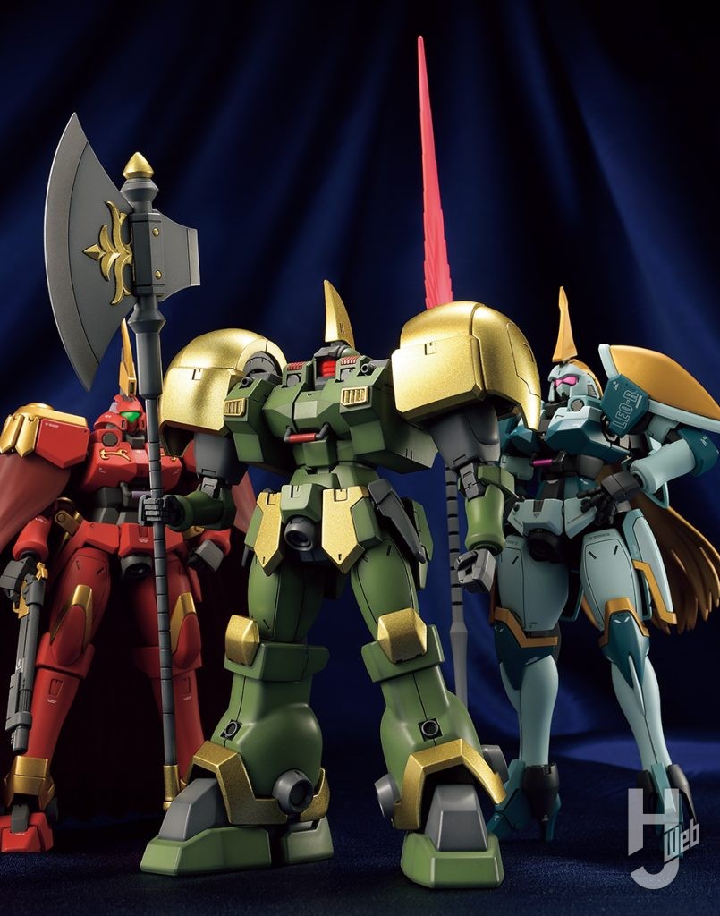 赤澤経治製作「HG レオン」を中心とした星屑の三騎士作例