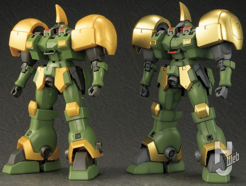 赤澤経治製作「HG レオン」素組み比較