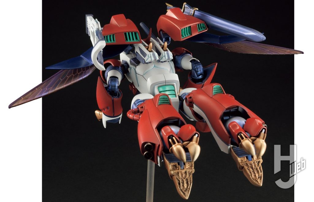 只野☆慶製作「R3 ビルバイン」ウイング・キャリバー形態背面