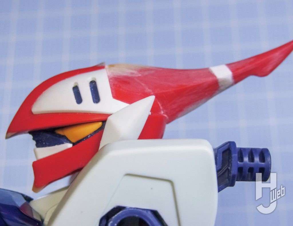 只野☆慶製作「R3 ビルバイン」製作途中頭部アップ