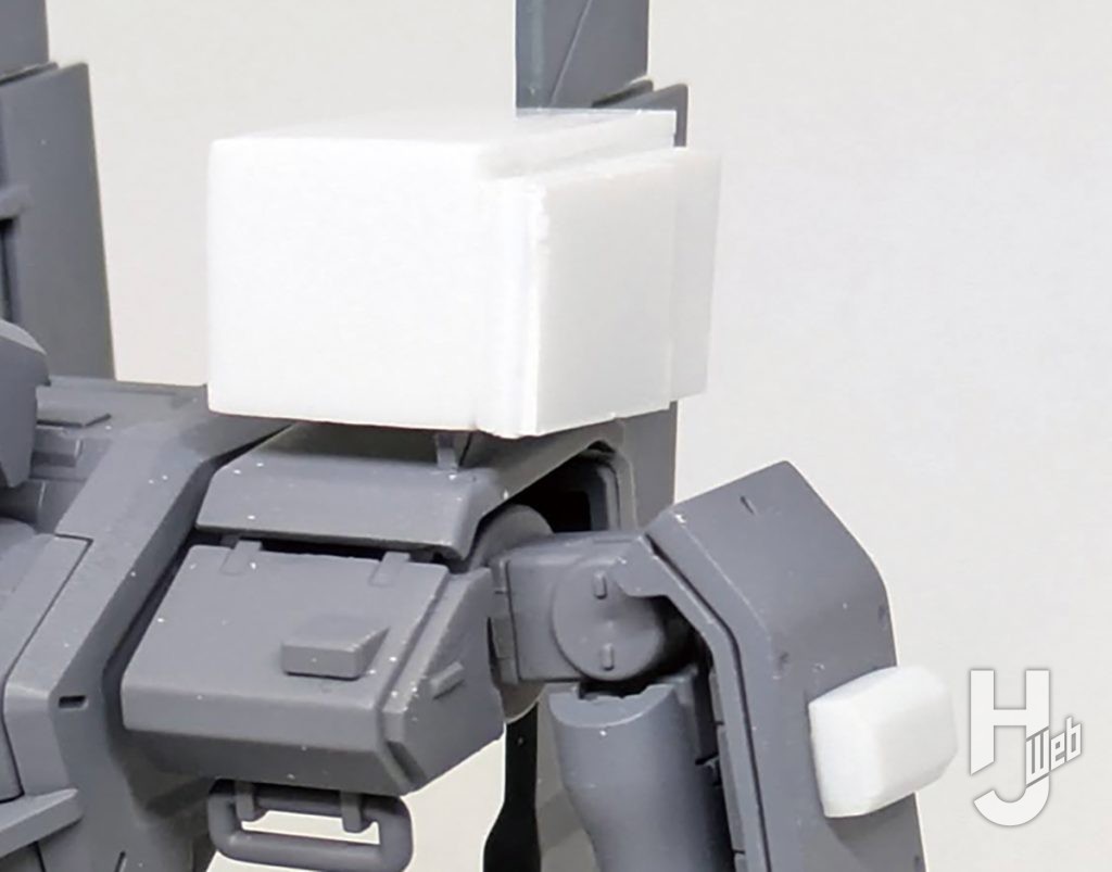 しろます製作「烈華イサミ・アオ専用機」追加武装パーツ製作途中