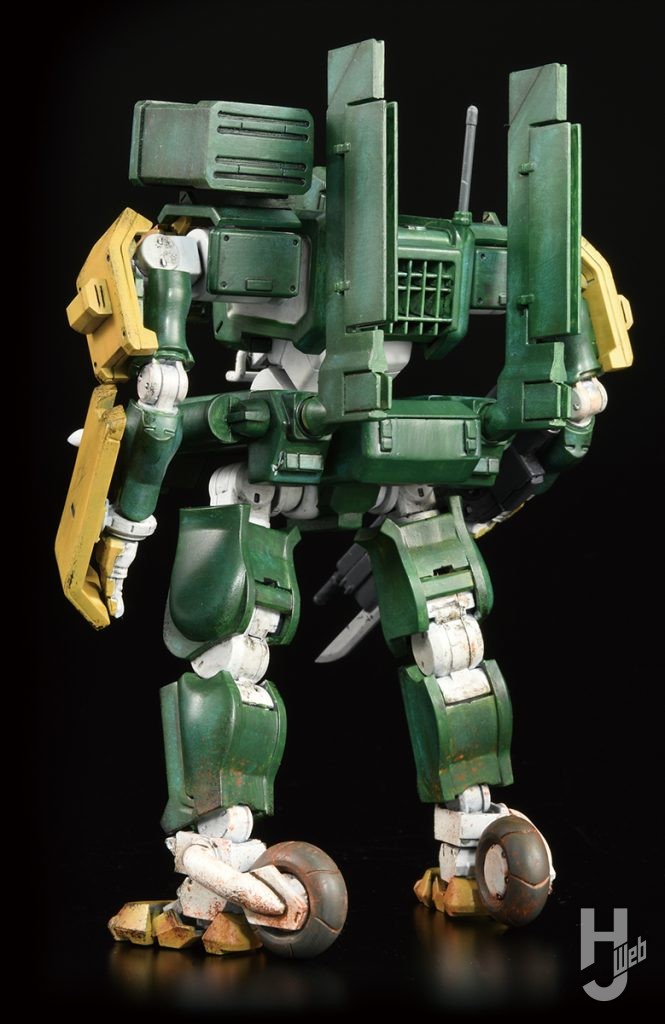 しろます製作「烈華イサミ・アオ専用機」追加武装パーツ背面