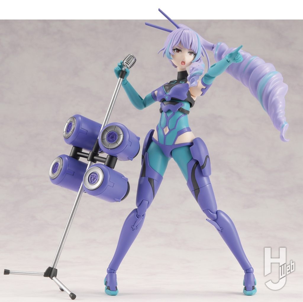 コボパンダ製作「美雲・ギンヌメール」ポニーテール＆フォールドスピーカー
