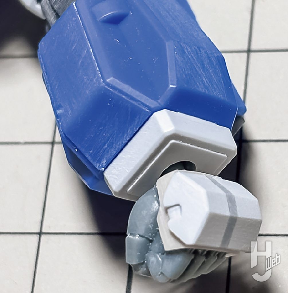 不破優製作「アシュセイヴァー」ハンドパーツ製作途中