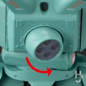 「HI-METAL-R-ファッティー」背面バーニア可動右