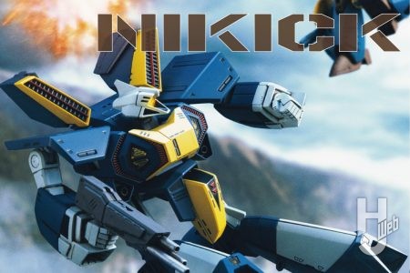 『超時空世紀オーガス』より「ナイキック」がMODEROID化！徹底再現された3形態変形を活かし、変形機構で負荷がかかる関節の補強を軸に製作！