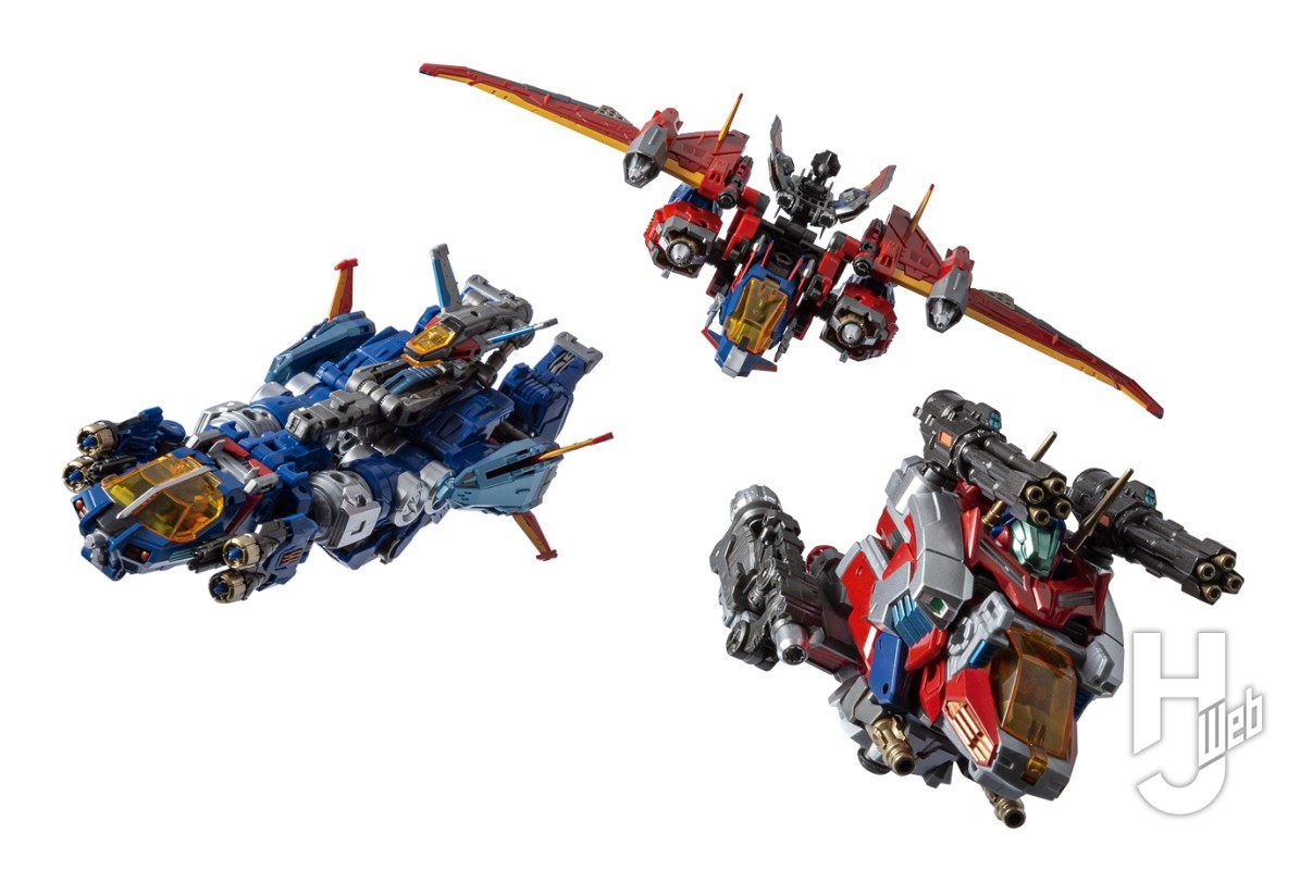 ダイアクロン隊の新たな要「ダイアバトルスX-1」の3機が新仕様で