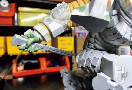 大森記詩製作「『マルゾン』イメージモデル」製作途中右腕アップ