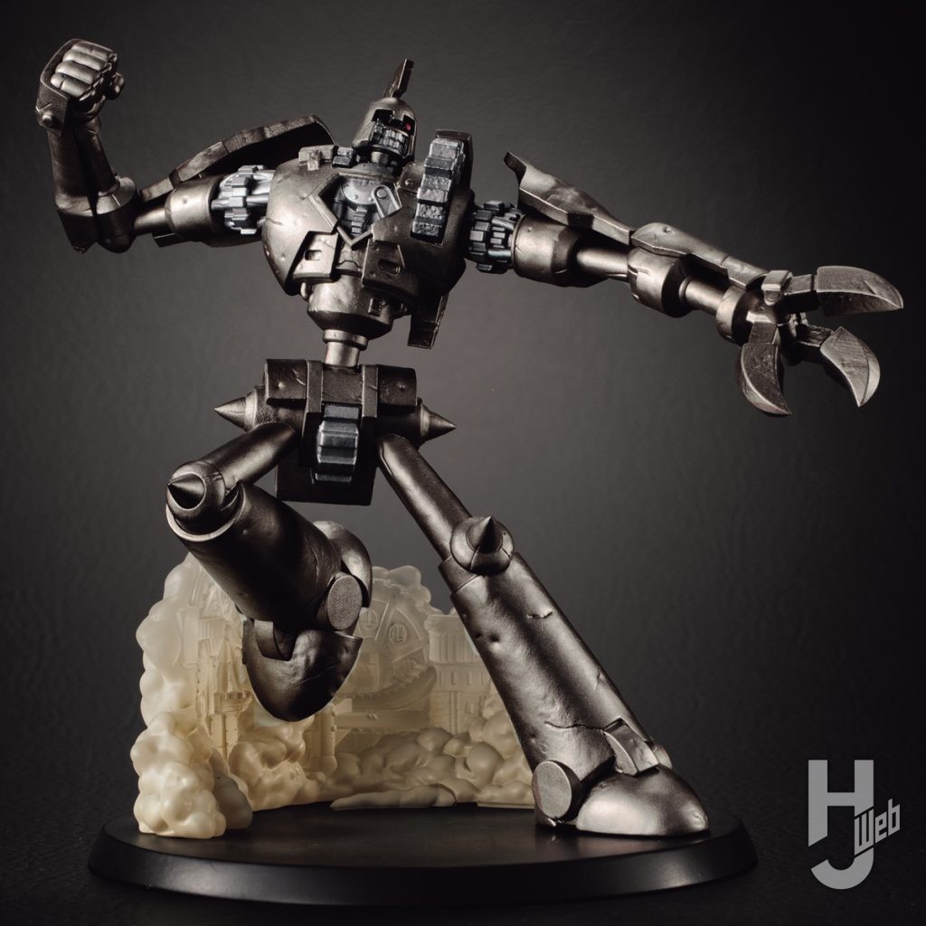 古代の機械巨人のフィギュアのメイン画像