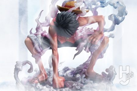 〝ギア2〟発動のルフィがP.O.Pで初立体化!蒸気に濡れた力強い造形美をご覧じろ【ONE PIECE】