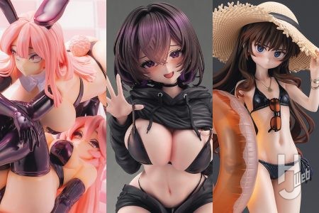 コトブキヤよりイラストレーター・かふん氏や瑠川ねぎ氏、るいせんと氏のオリジナルキャラクターが立体化【フィギュア新製品】