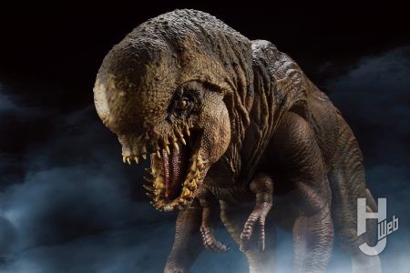 最凶最悪のミュータント恐竜「ディストータス・レックス」をお手軽ウェザリング塗装でより凶暴な出で立ちに変貌【ジュラシック・ワールド／復活の大地】