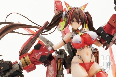 高峰ナダレ氏が描く、メカ×美少女のフィギュアシリーズ「オービットガールズ」第2弾! オオカミモチーフの「アカネ・ヒナツ」が大ボリュームの内容でラインナップ!