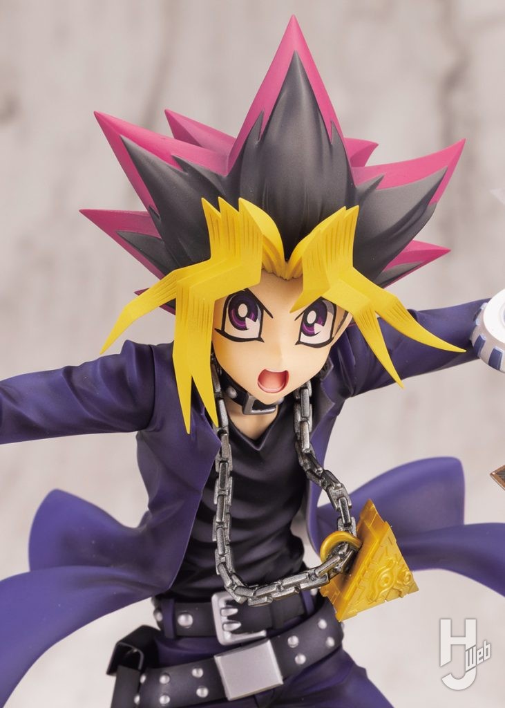 武藤遊戯のフィギュアのアップ画像