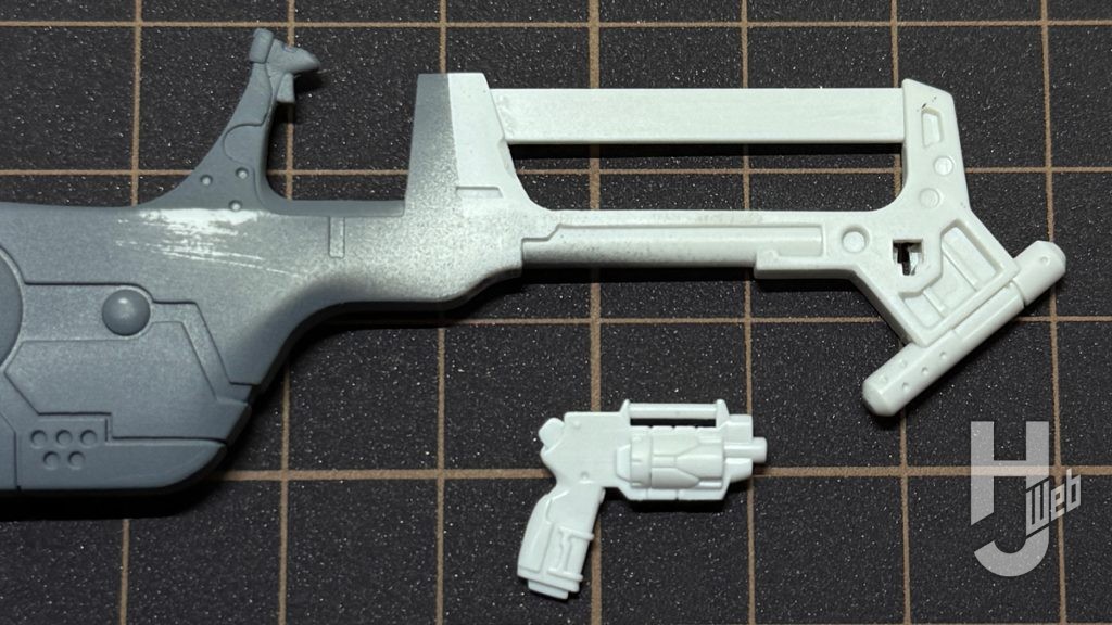 レイキャシールのプラモデルの製作の画像その4