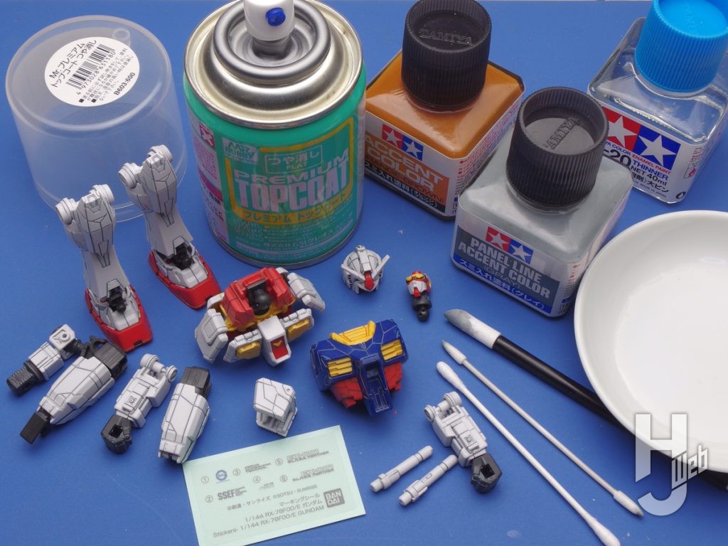 「いまさら聞けないプラモデルの基礎第12回」のプラモデルや使用した工具の画像