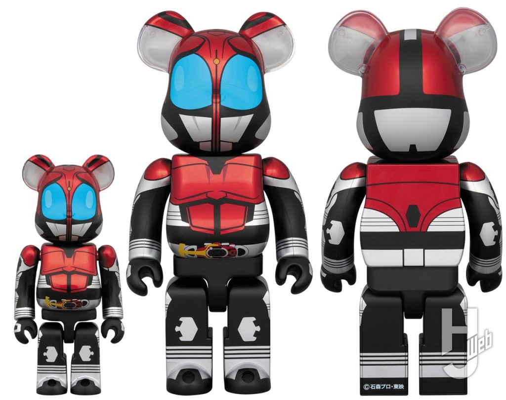 仮面ライダーカブトのベアブリックの画像