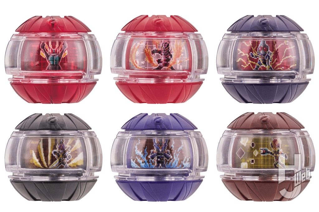 仮面ライダー ゼッツのカプセムのカプセルトイの画像
