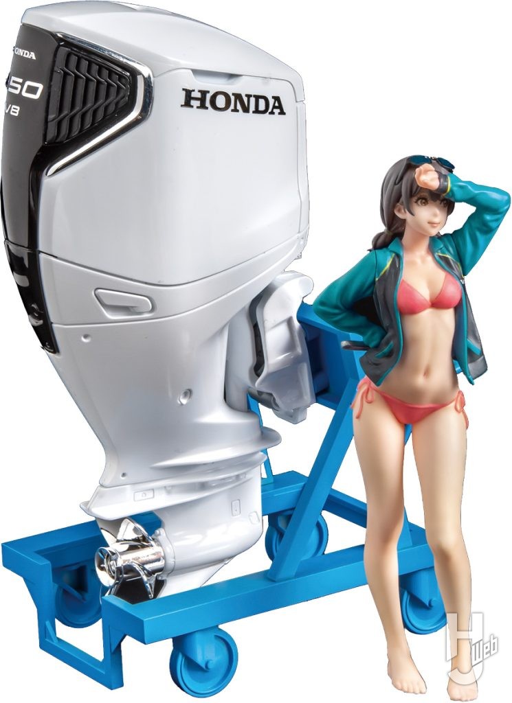 PLAMAX MF-97 minimum factory みのり with ホンダ船外機BF350グランプリホワイト
