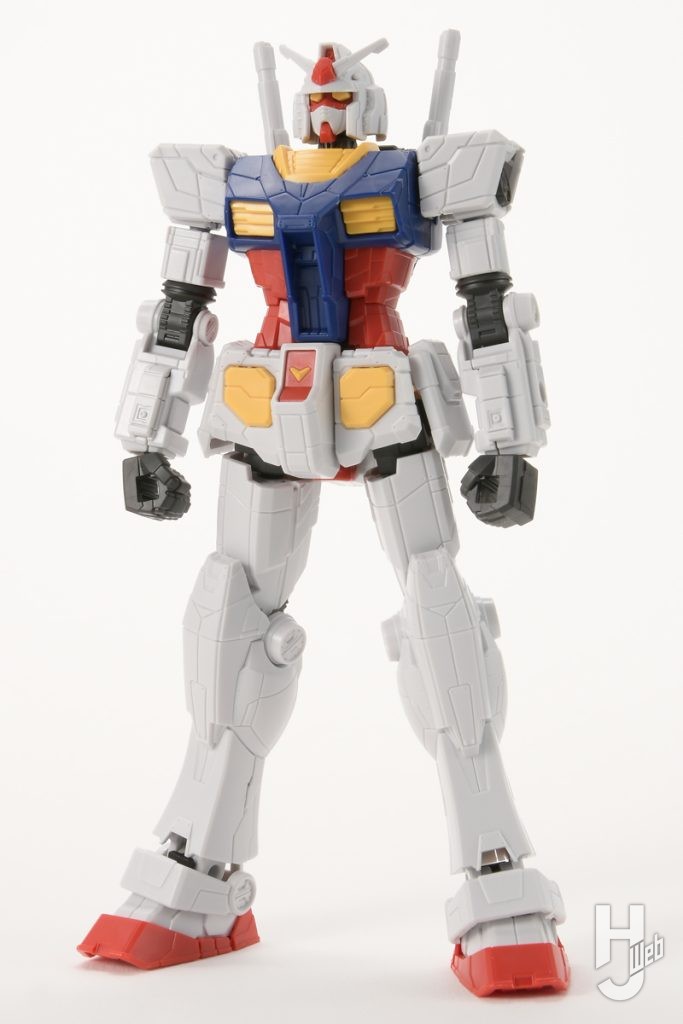素組みのエントリーグレードガンダムの画像