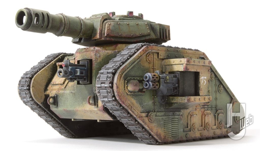 シタデルカラーで塗装された戦車のミニチュアの画像3枚目
