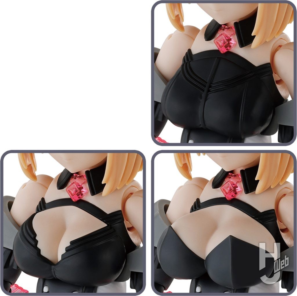 30MS オプションボディパーツ アルファシスターズファンタズム3［カラーB］「衣装」と「腕・脚」「ハンドパーツ」などをセット
