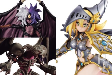 メガハウス最新『遊☆戯☆王』フィギュアに「竜騎士ブラック・マジシャン・ガール」「ユベル」「ブラック・デーモンズ・ドラゴン」のモンスター3体が召喚！