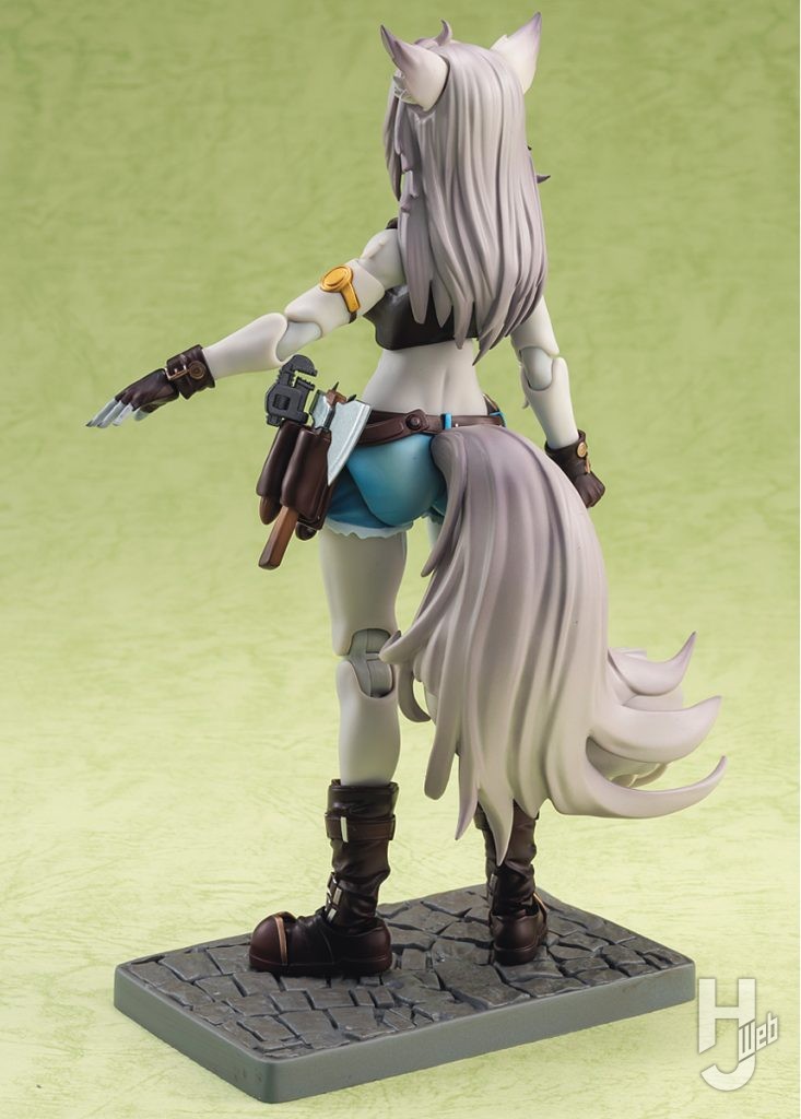 ケモノガールリヤの可動フィギュアの全体画像その2