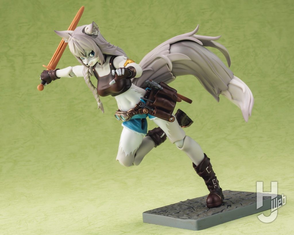 ケモノガールリヤの可動フィギュアの全体画像その1