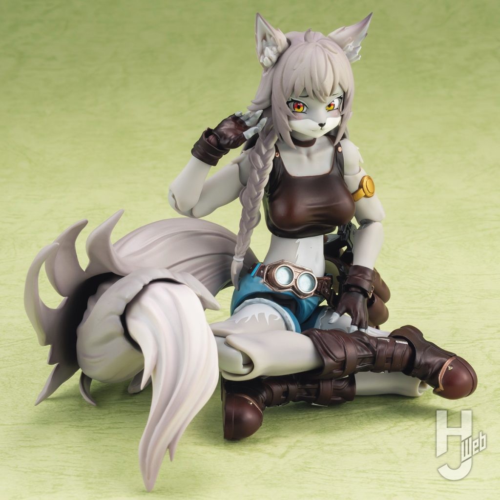 ケモノガールリヤの可動フィギュアの全体画像その3