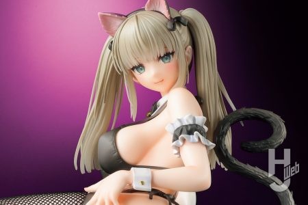 ビキニ姿のネコ耳メイドをご堪能あれ！ イラストレーター・なまとろ氏が描くコケティッシュなキャラクターをフィギュアでも楽しめる【BINDing】