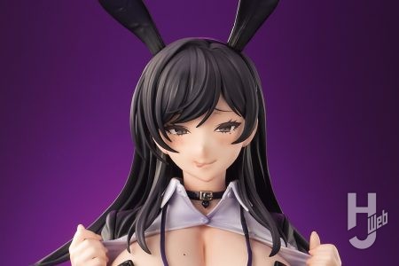 OL風デザイン×ボンデージ風バニースーツの「黒見沢香織」がフィギュア化! うるりひ氏の描くオリジナルバニーガール最新作をお届け【BINDing】