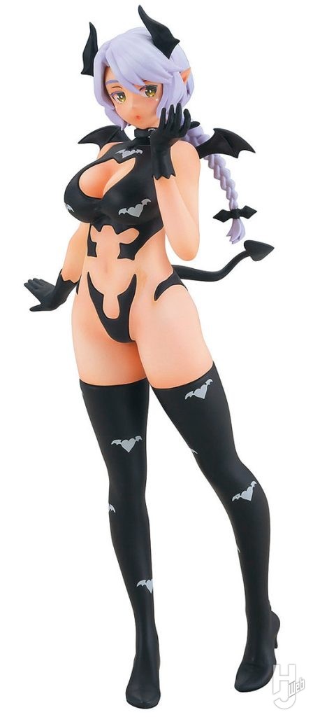 ハセガワのレジンキット新製品「12たまごガールズ コレクション No.48“サーシャ イリユーシナ”（あくま）」の全体画像
