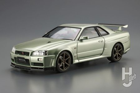 【2025年11月新製品】青島文化教材社「1/24 ニッサン BNR34 スカイラインGT-R V-specⅡ Nur. ’02」