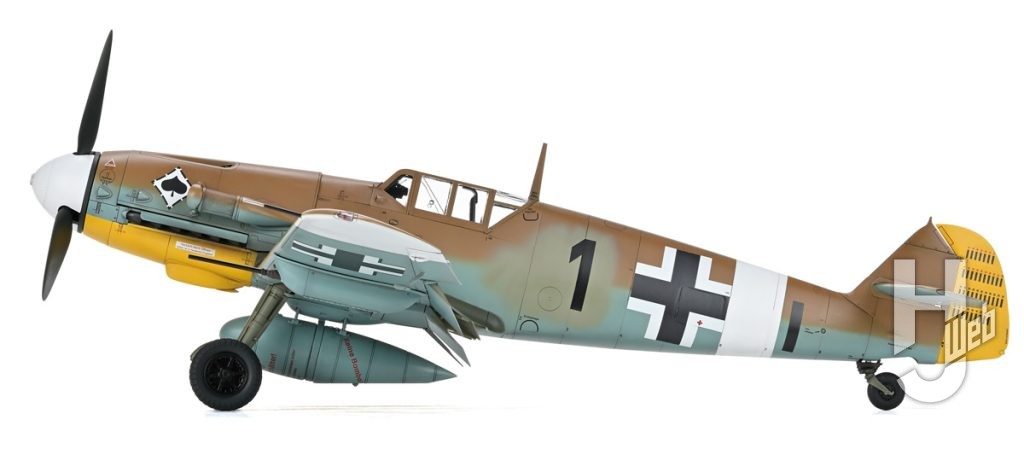 SWS 1/32 メッサーシュミット Bf 109 G-4　横
