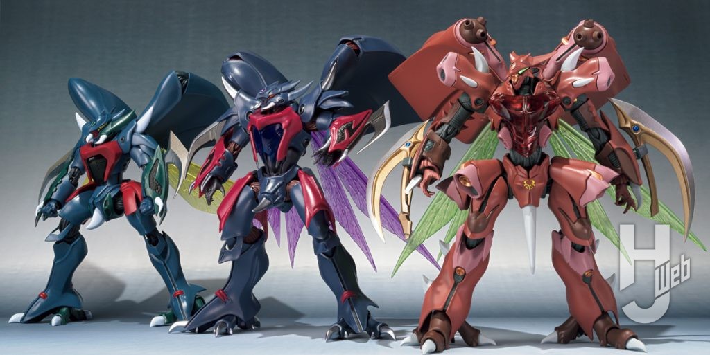 ROBOT魂-<SIDE-AB>ガーゴイル-AURA-FHANTASM-Ver.とビアレス