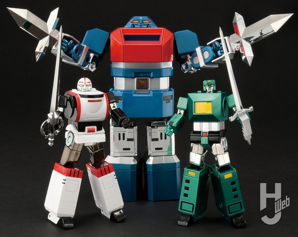 「超合金魂GX-40SP-六神合体ゴッドマーズ-CHOGOKIN-50th-Ver.」マジンウラヌスマジンスフィンクスマジンタイタン