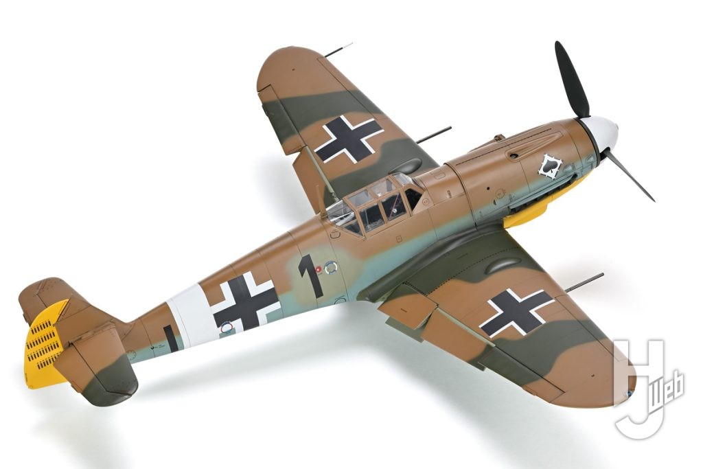SWS 1/32 メッサーシュミット Bf 109 G-4　背面
