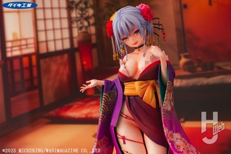 みちきんぐ氏原作「主従えくすたしー」「アザトメイキング」に登場するメイド【紫音】を花魁Ver.にて立体化！健全と通常の2種展開にて予約開始！！