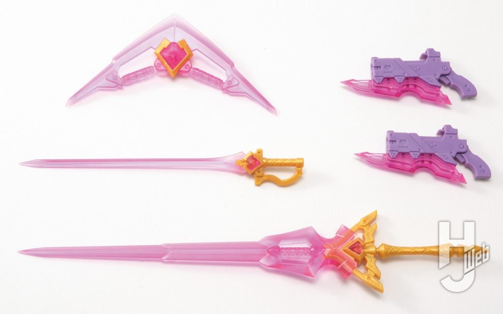 「PLAMATEA-キューティーハニー」テストショット武器類