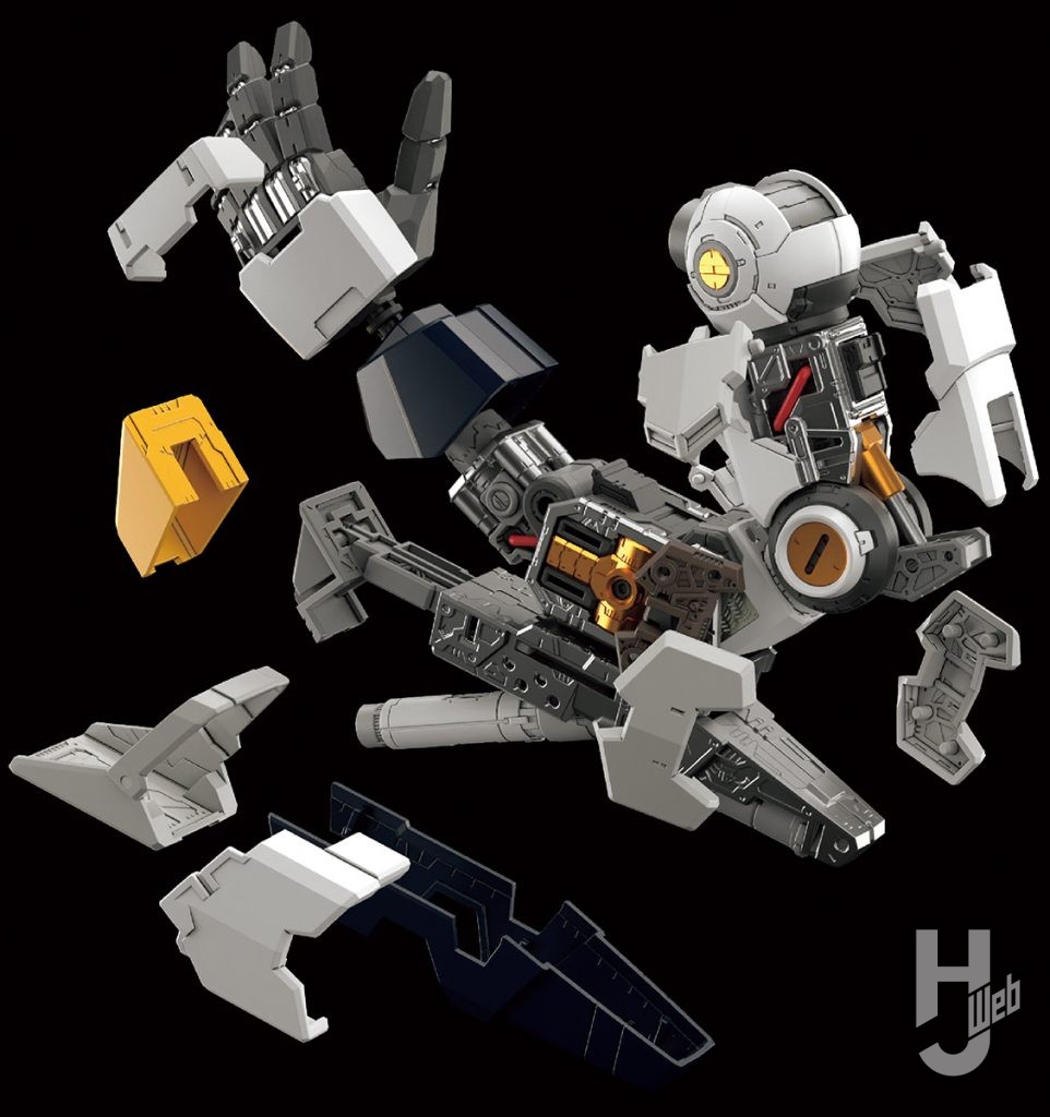 「PERFECT GRADE UNLEASHED νガンダム」左手ハッチ構造