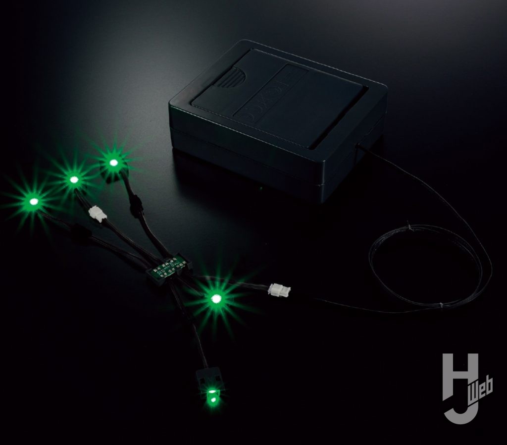 PG UNLEASHED νガンダム用 LEDユニット　発光