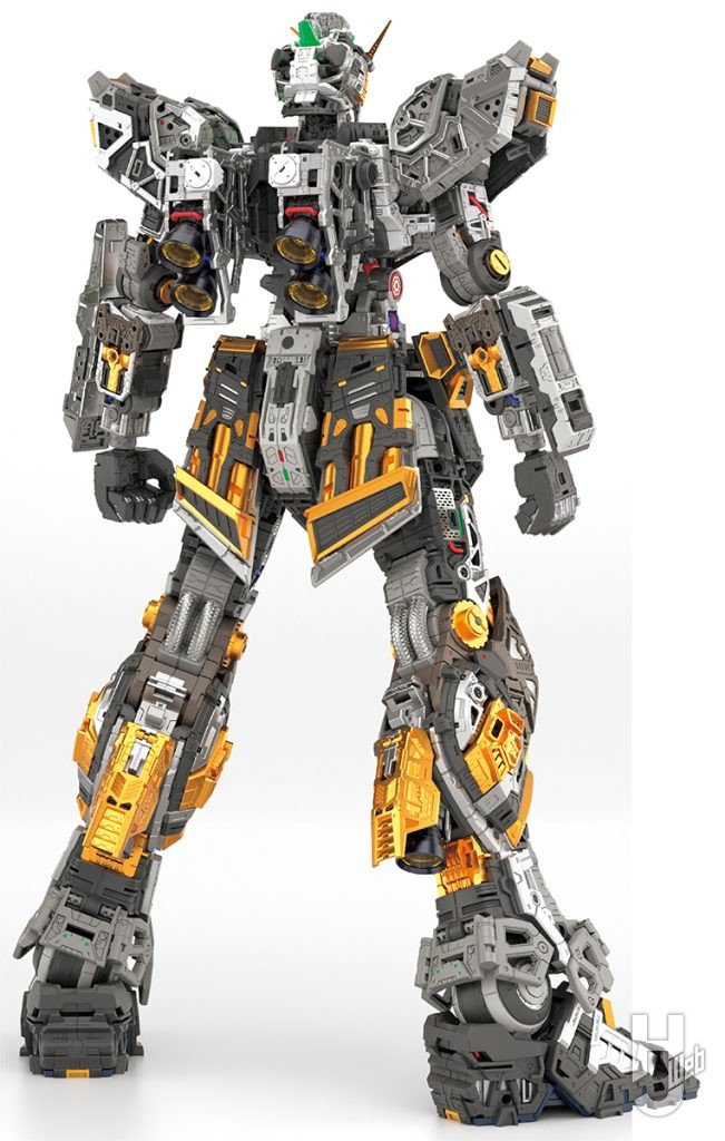 「PERFECT GRADE UNLEASHED νガンダム」内部フレーム背面